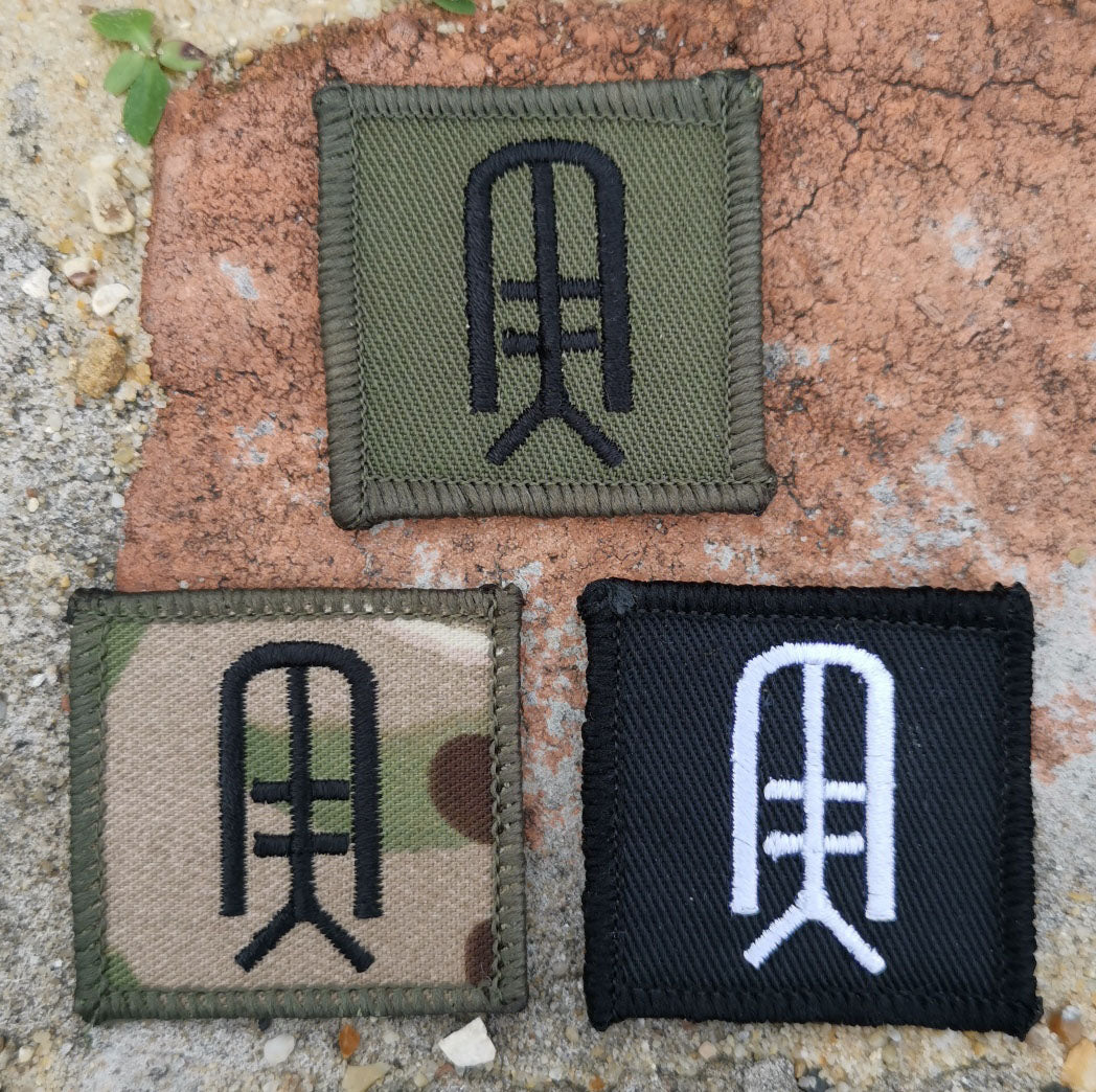 Embroidered Map Symbol Patch 40mm x 40mm Anti-Tanks