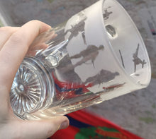 Load image into Gallery viewer, Airborne WW2 Arnhem silhouette Engraved Glass Pint Tankard 570ml
