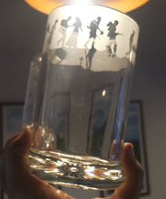 Load image into Gallery viewer, WW1 Tommy silhouette Engraved Glass Pint Tankard 660ml - lest we forget  design
