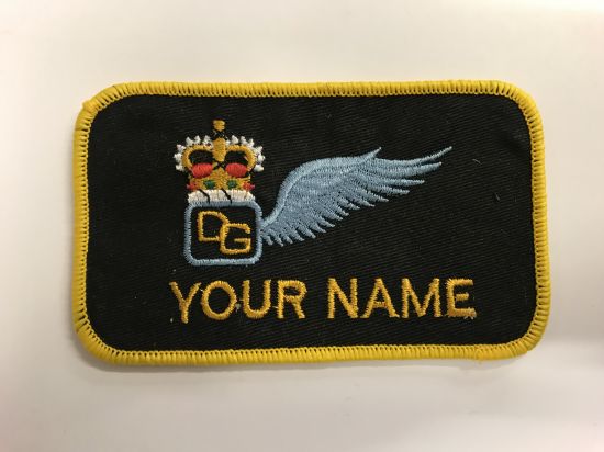 Bespoke Air / Ground Crew RAF AAC Name Badge DG Brevet (Door Gunner)