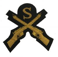 Load image into Gallery viewer, Sniper Gold On Black No1 Dress Badge

