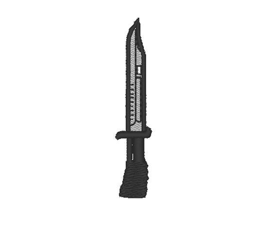 Infantry SA80 Rifle Bayonet - Embroidered - Choose your Garment