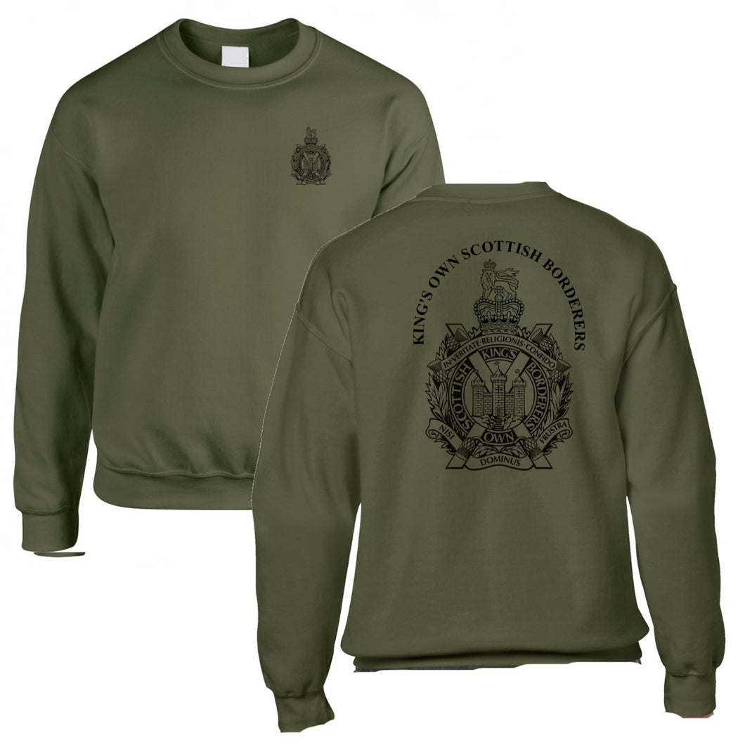 Double Printed Kings Own Scottish Borderers (KOSB) Sweatshirt