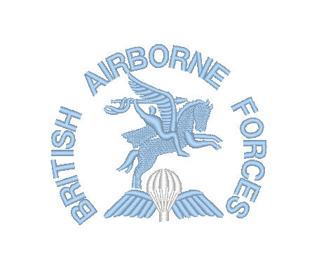 British Airborne Forces (Wings & Pegasus)- Embroidered Design - Choose your Garment