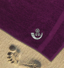 Load image into Gallery viewer, Embroidered Light Infantry Towel

