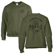 Load image into Gallery viewer, Double Printed Light Infantry Sweatshirt
