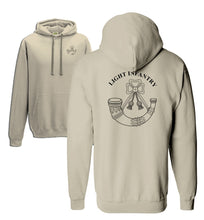 Load image into Gallery viewer, Double Printed Light Infantry Hoodie
