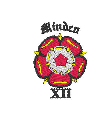 Minden XII Bty RA (Battery Royal Artillery ) - Embroidered Design - Choose your Garment