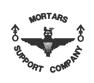Embroidered Logo / Motif - Choose your Garment - Mortars / Support Company Parachute Regiment