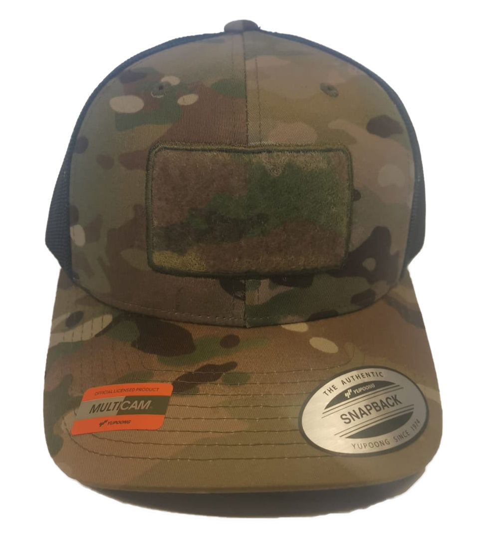 Velcro Patch Military Ball Caps With Velcro CAMO PATCH HAT WITH