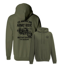 Load image into Gallery viewer, Fully Printed Army Bike Hoodie
