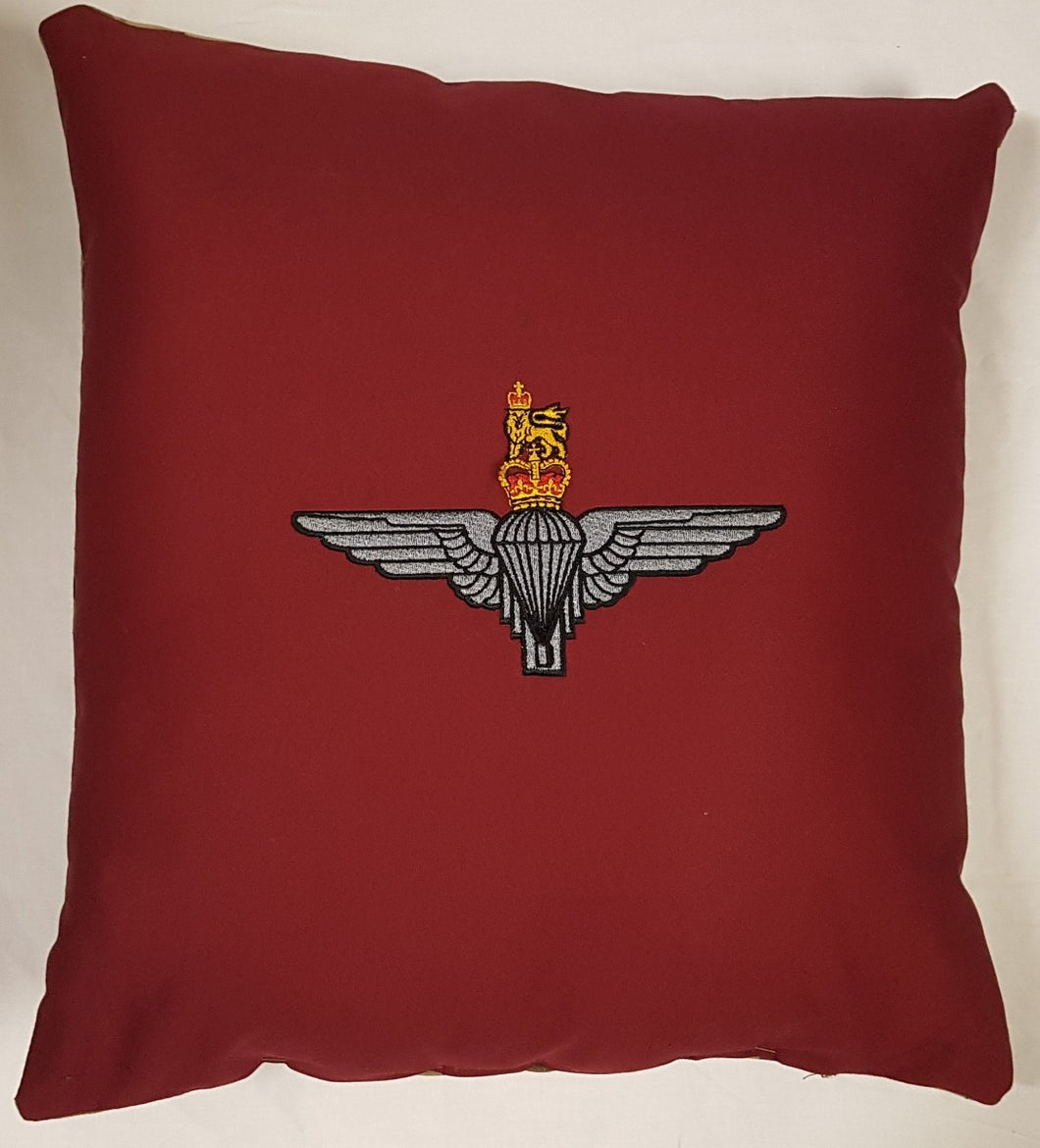 Bespoke Luxury 40cm x 40cm Cushion Parachute Regiment (PARA)