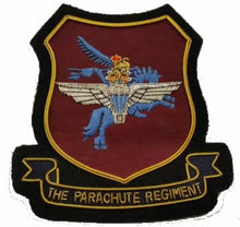Load image into Gallery viewer, The Parachute Regiment Hand Embroidered Wire Bullion Blazer Badge
