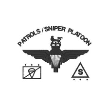 Load image into Gallery viewer, Parachute Regiment Patrols Sniper Platoon  - Embroidered - Choose your Garment
