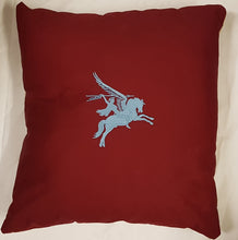 Load image into Gallery viewer, Bespoke 40cm x 40cm Cushion Airborne Pegasus
