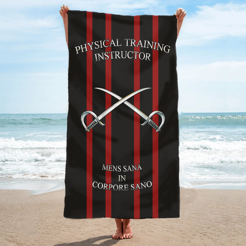 Fully Printed Physical Training Instructor PTI Towel