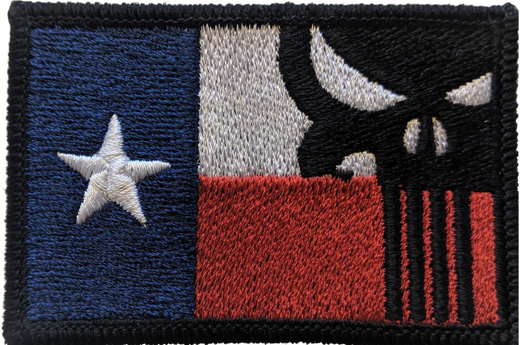The Punisher/ Texas Flag Morale Patch