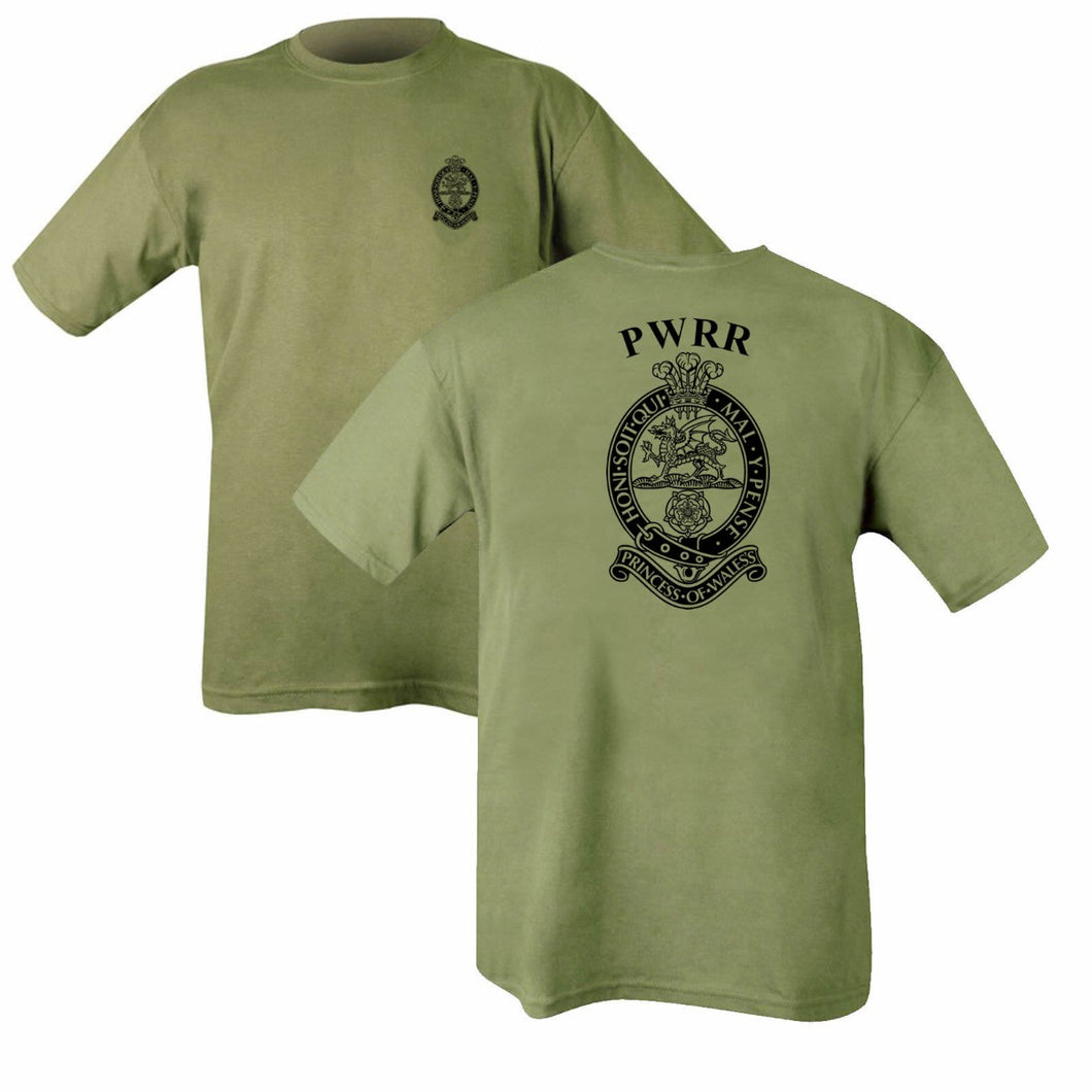 Double Printed Princess of Wales's Royal Regiment (PWRR) T-Shirt