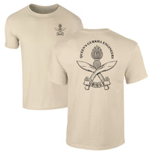 Load image into Gallery viewer, Double Printed Queens Gurkha Engineers T-Shirt
