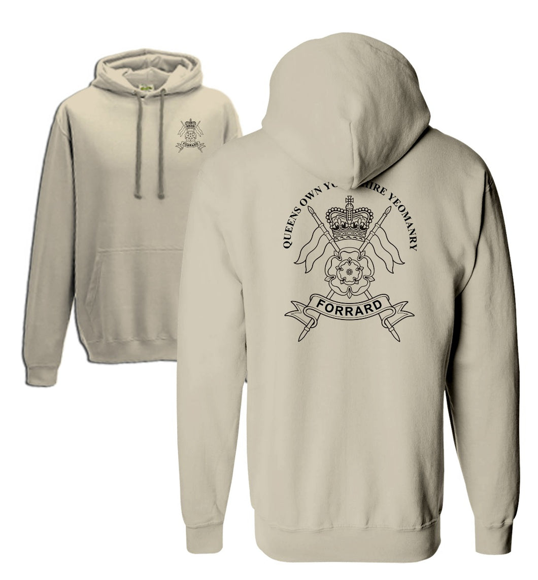 Double Printed Queen's Own Yorkshire Yeomanry Hoodie