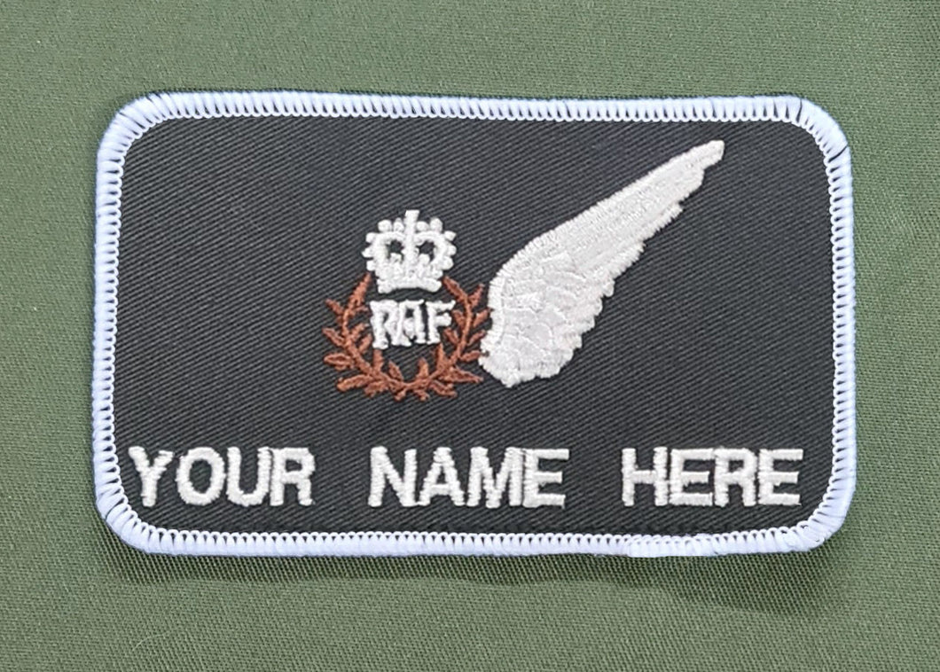 Bespoke Pilot / Crew Team Name Badge RAF Royal Air Force Weapon Specialist / weapons operative  Brevet
