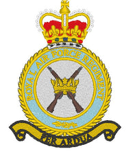 Load image into Gallery viewer, Royal Air Force Regiment (RAF) Crest- Embroidered - Choose your Garment
