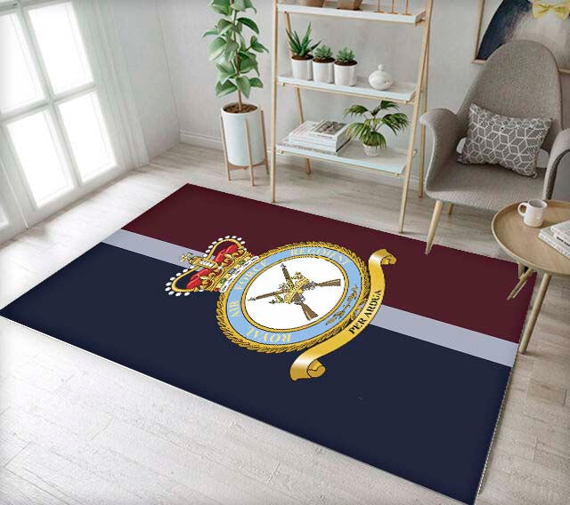 Printed Regimental Rug / Mat , RAF Regiment Crest