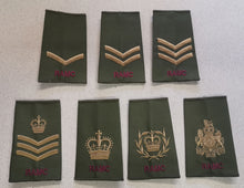Load image into Gallery viewer, British Army Rank Slide - Choose your style - Choose your Rank - Royal Army Medical Corps (RAMC)
