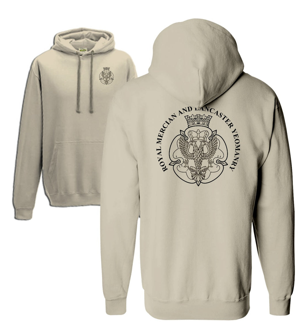 Double Printed Royal Mercian and Lancaster Yeomanry Hoodie