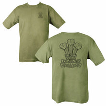 Load image into Gallery viewer, Double Printed Royal Welsh T-Shirt
