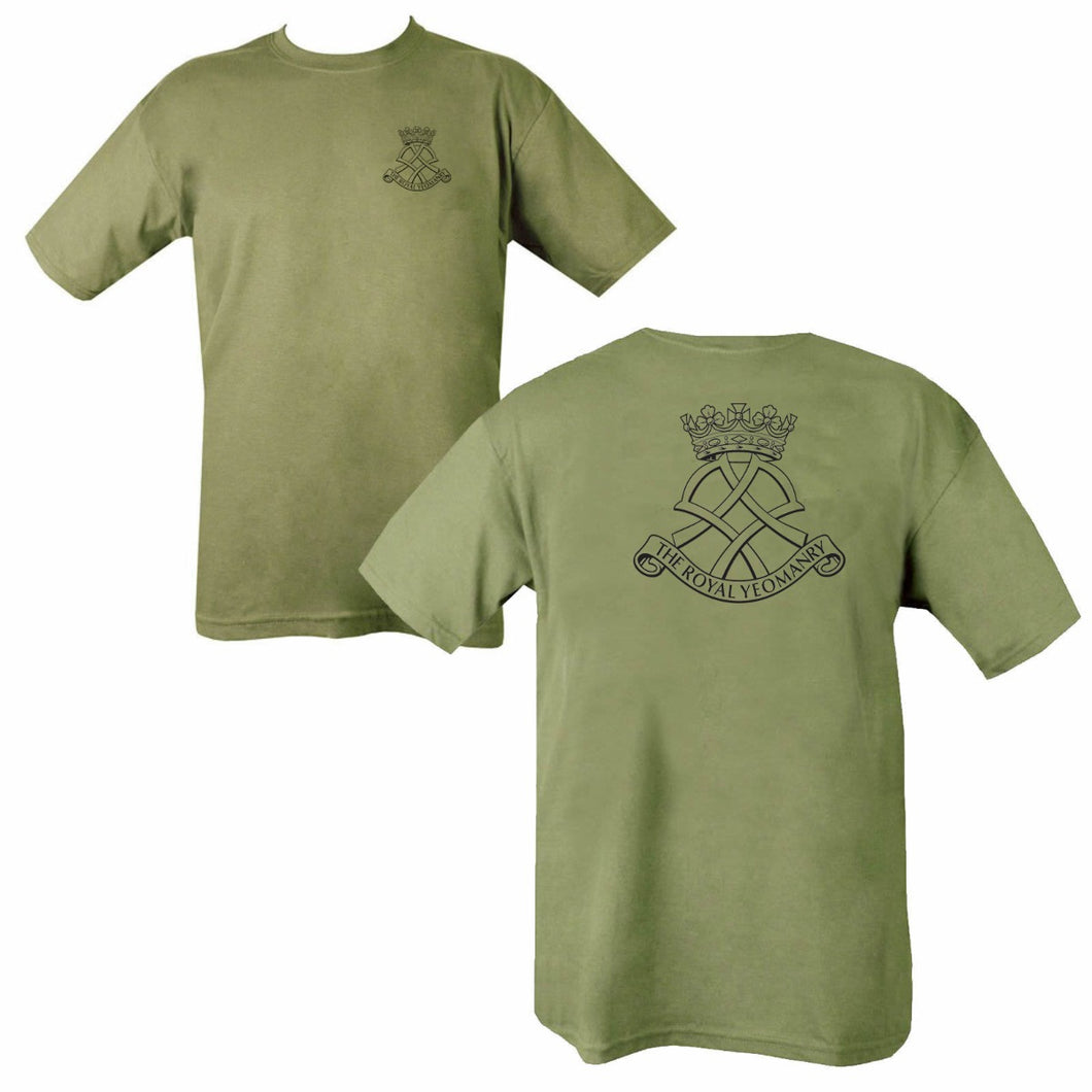 Double Printed Royal Yeomanry T-Shirt