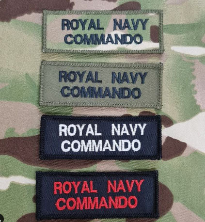 Royal Navy (FCF / FRMU) Future Commando Force Embroidered - shoulder title / mud guards