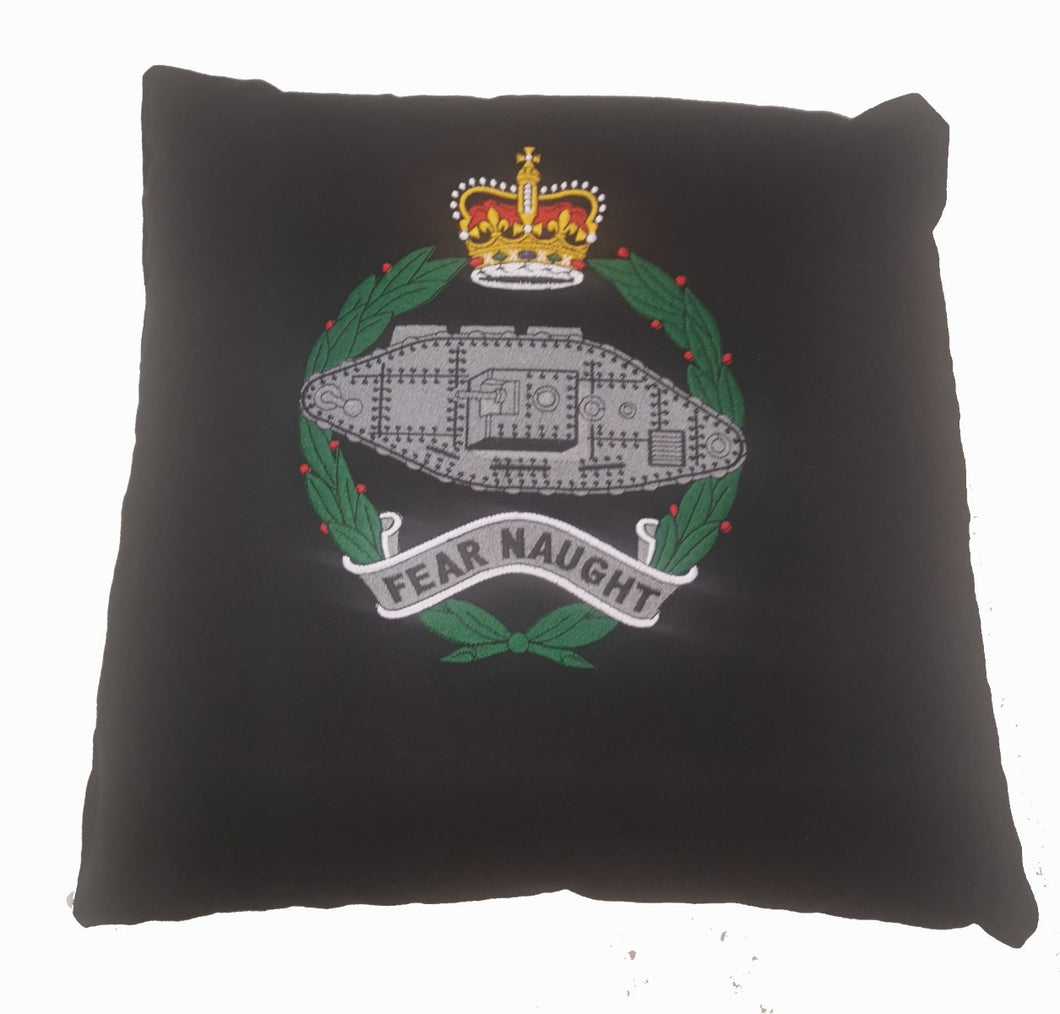 Bespoke Luxury 40cm x 40cm Cushion Royal Tank Regiment