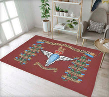 Load image into Gallery viewer, Printed Regimental Rug / Mat , Parachute Regiment Colours
