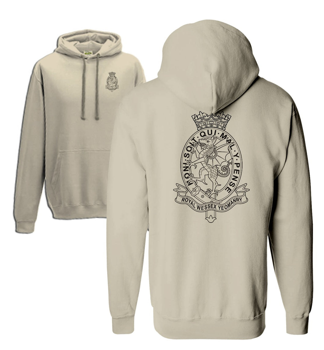 Double Printed Royal Wessex Yeomanry (RWxY) Hoodie