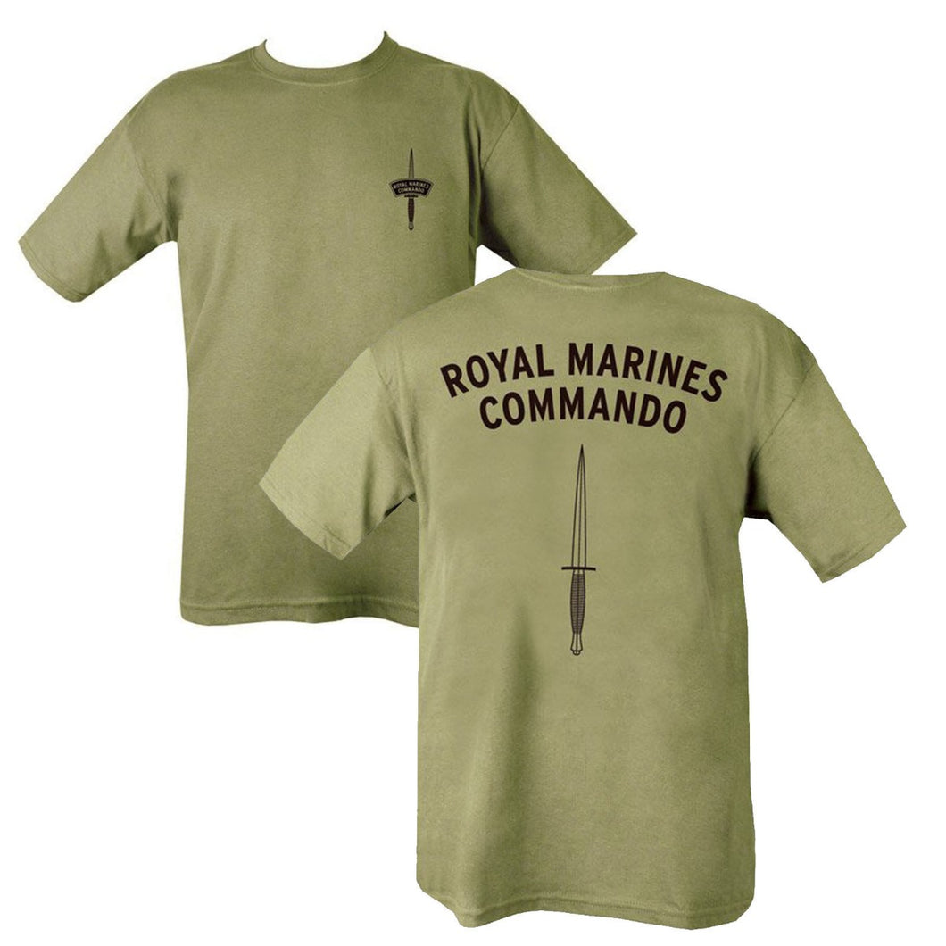 Double Printed Royal Marines Commando (RM) T-Shirt