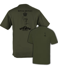 Load image into Gallery viewer, Fully Printed Royal Signals (SIGS) Wicking Fabric T-shirt
