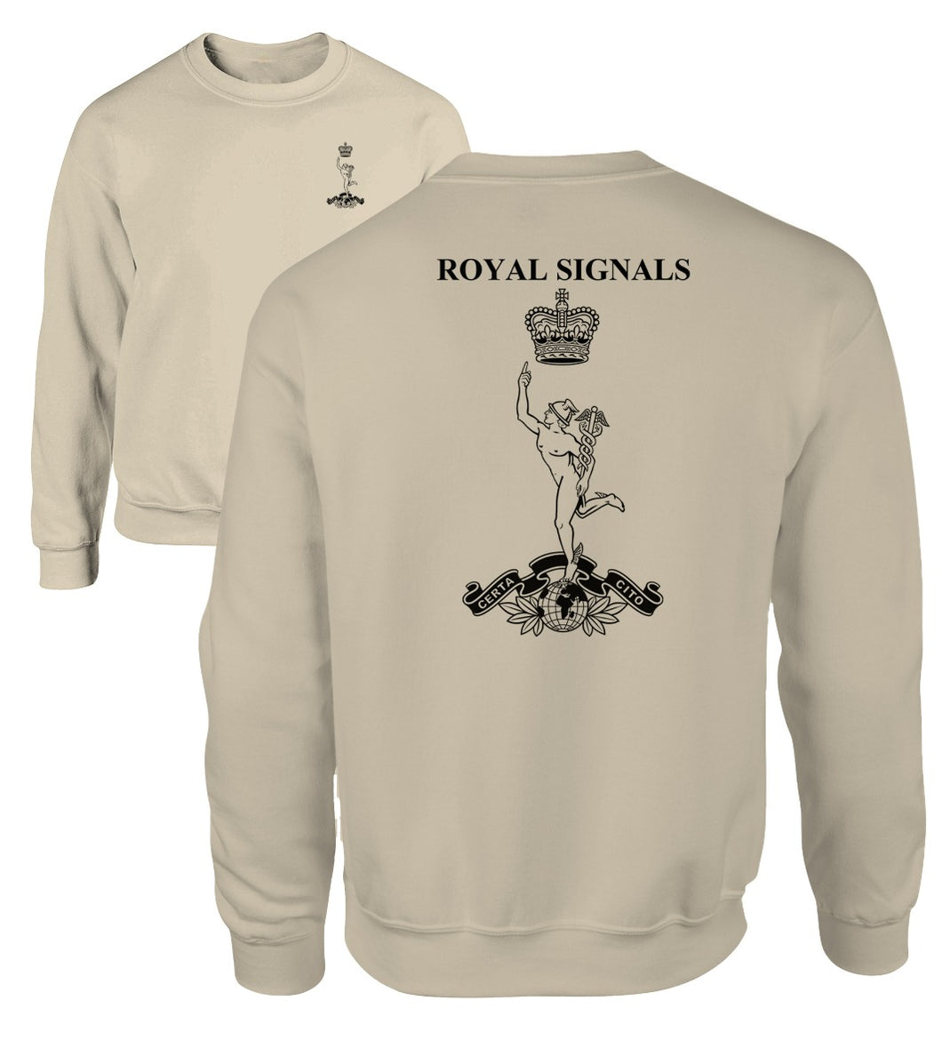Double Printed Royal Signals (SIGS) Sweatshirt