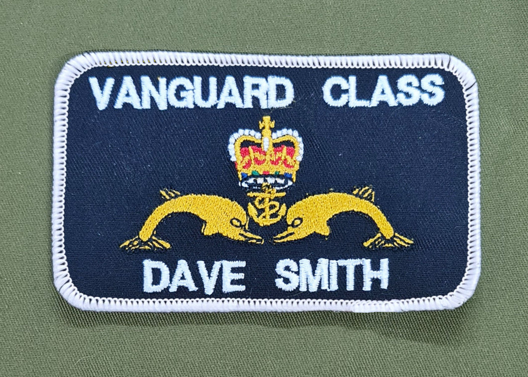 Bespoke Crew Name Badge Royal Navy Submariner