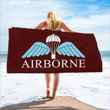 Load image into Gallery viewer, Fully Printed British Airborne Wings Towel
