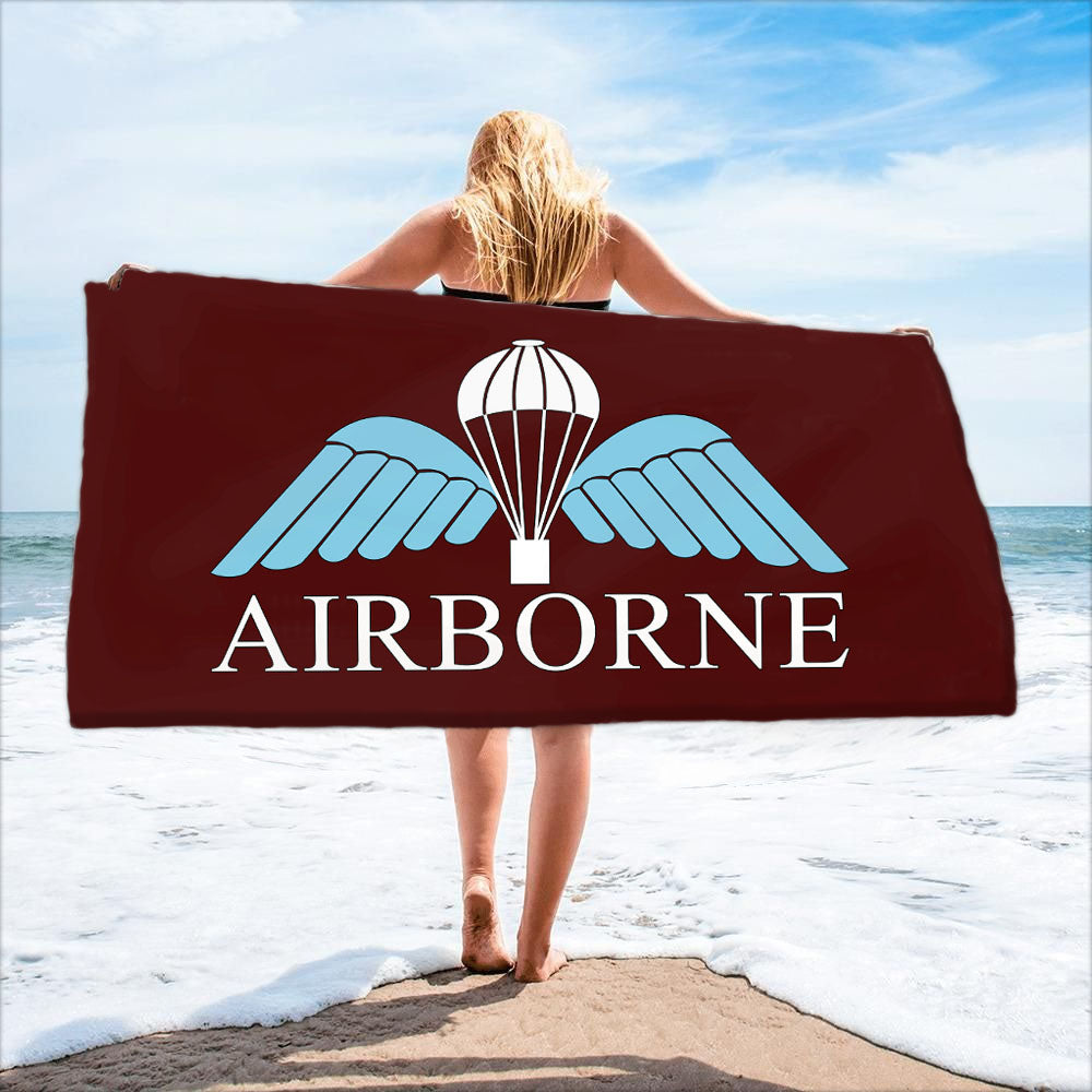 Fully Printed British Airborne Wings Towel