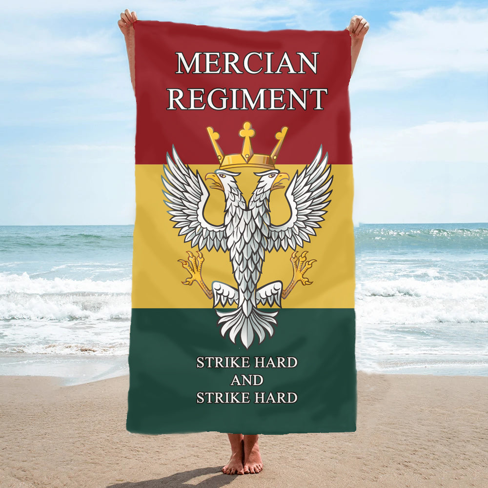Fully Printed Mercian Regiment Towel