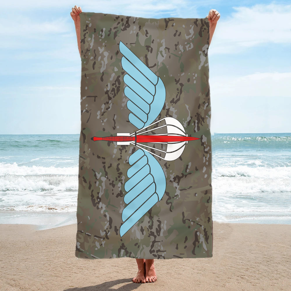 Fully Printed Parachute Commando Towel