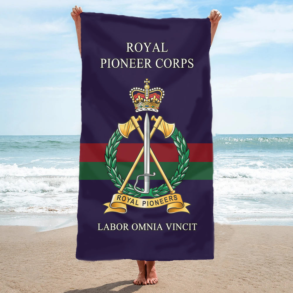 Fully Printed Royal Pioneer Corps Towel