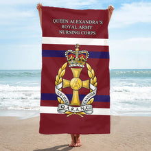 Load image into Gallery viewer, Fully Printed Queen Alexandra&#39;s Royal Army Nursing Corps Towel (QARANC)

