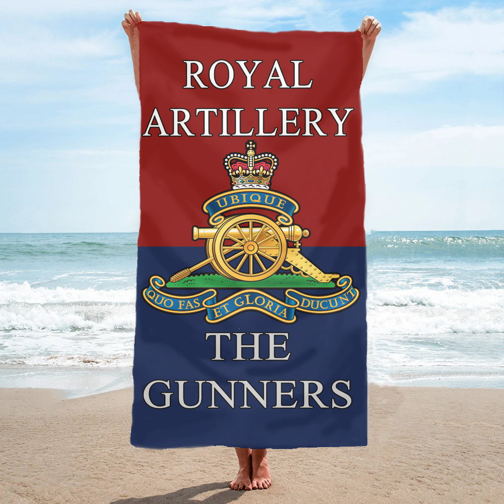 Fully Printed Royal Artillery 'The gunners' (RA) Towel