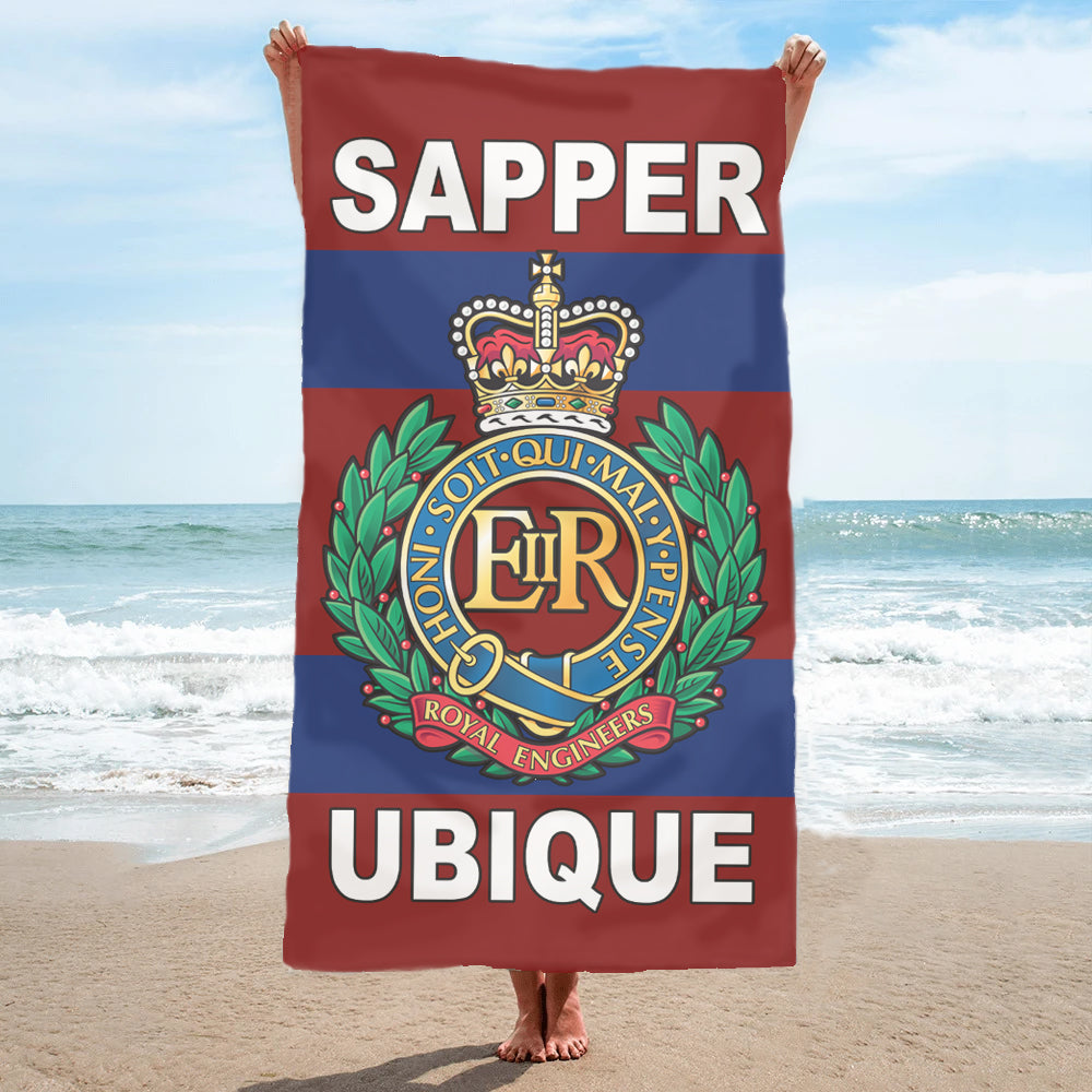 Fully Printed Royal Engineers (RE) Sapper Regimental Towel