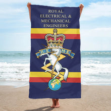 Load image into Gallery viewer, Fully Printed Royal Electrical &amp; Mechanical Engineers (REME) Towel
