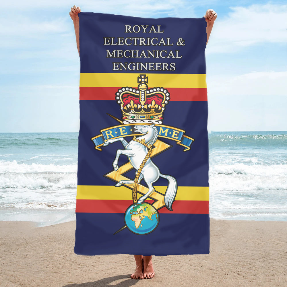 Fully Printed Royal Electrical & Mechanical Engineers (REME) Towel