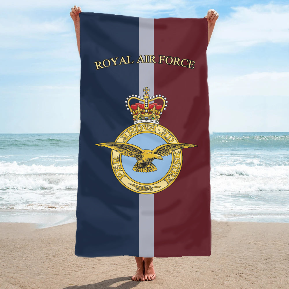 Fully Printed Royal Air Force (RAF) Crest Towel